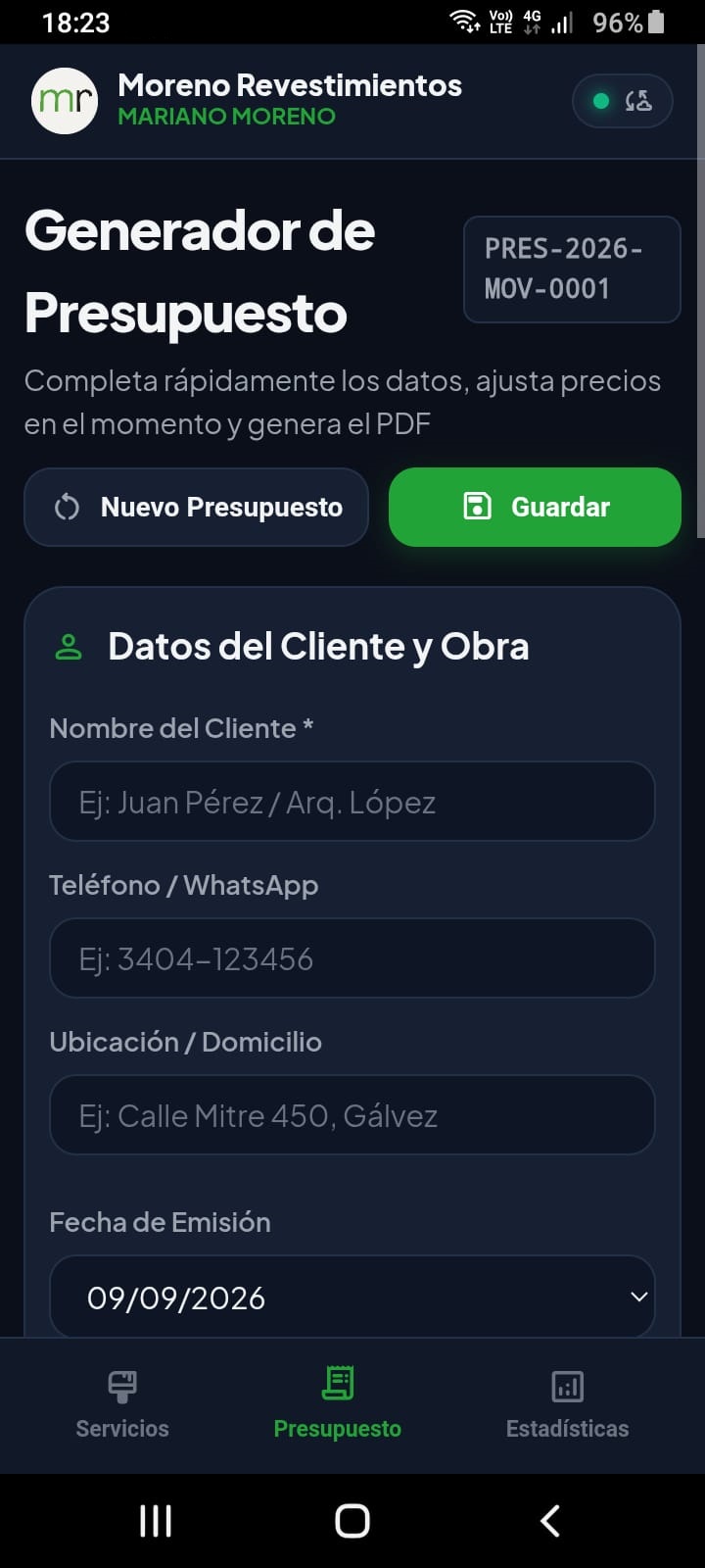 Mariano Revestimientos Celular